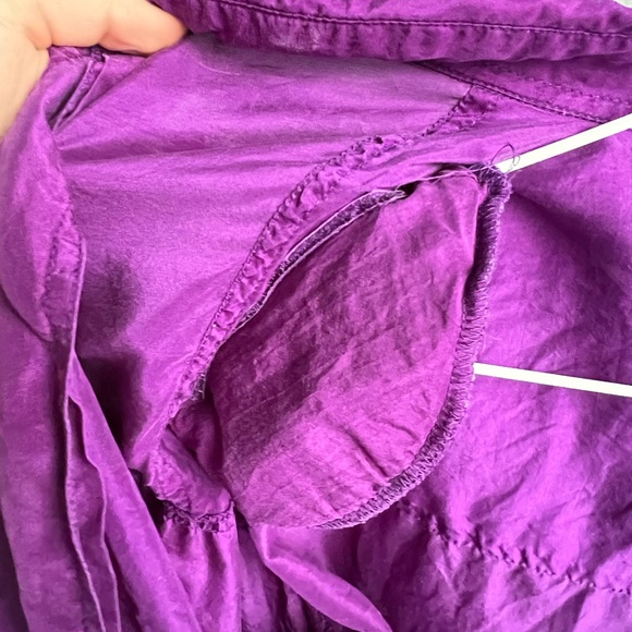 100% silk purple blouse - Picture 9 of 14